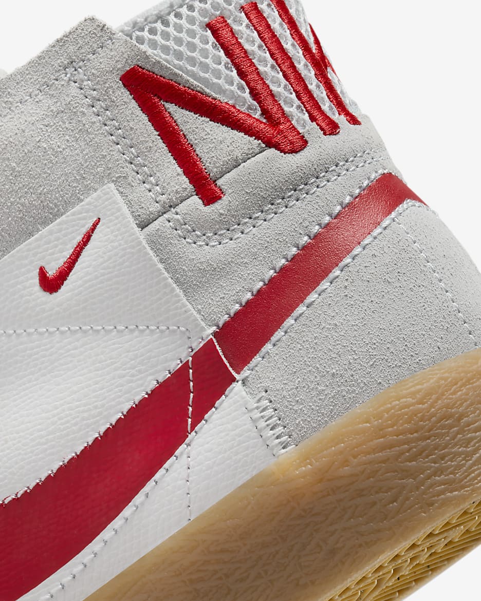 Nike sb blazer red white best sale